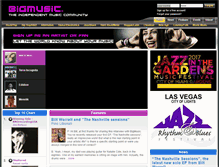 Tablet Screenshot of bigmusic.org